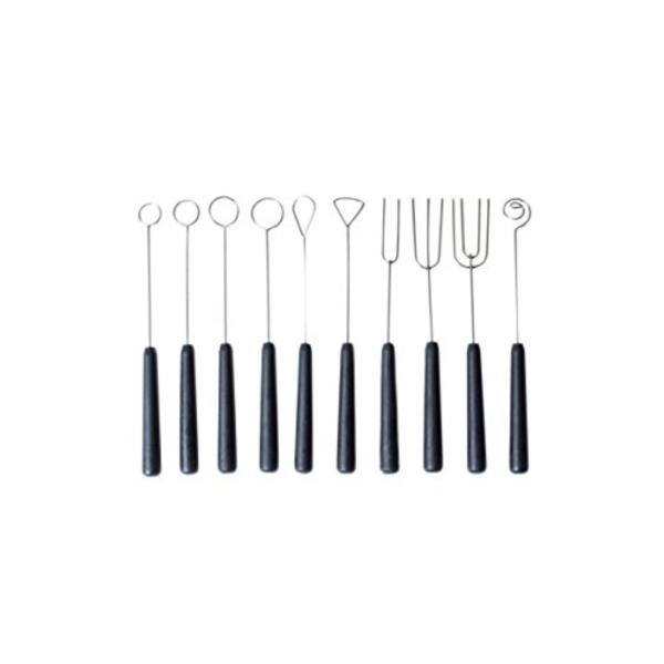 FORCHETTINE FONDUTA CHOCO FORK PZ.10 SILIKOMART 1 FORCHETTINE FONDUTA CHOCO FORK PZ.10 SILIKOMART