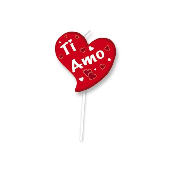 CANDELA CUORE TI AMO 1 CANDELA CUORE TI AMO