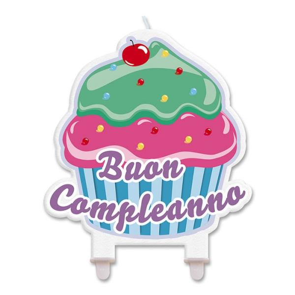 CANDELA SAGOMATA CUPCAKE 1 CANDELA SAGOMATA CUPCAKE