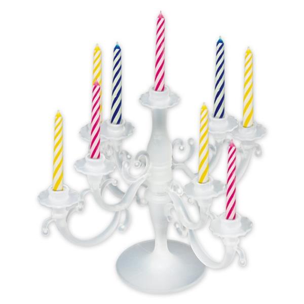 CANDELIERE 9 CANDELE BIANCO 1 CANDELIERE 9 CANDELE BIANCO