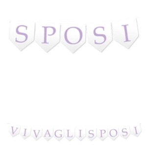 FESTONE VIVA GLI SPOSI MT.3