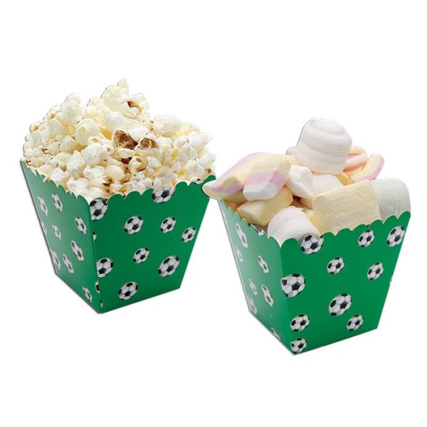 BOX PORTA CARAMELLE POP CORN CALCIO PZ.6 1 BOX PORTA CARAMELLE POP CORN CALCIO PZ.6