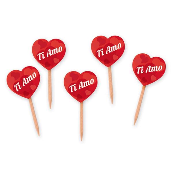 PICK CUORE TI AMO pz.25 1 PICK CUORE TI AMO pz.25