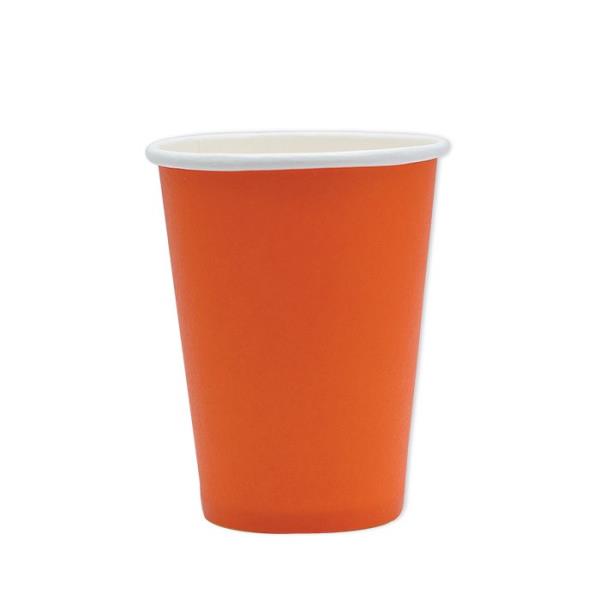 BICCHIERE BIODEGRADABILE 200cc. ARANCIO pz.25 1 BICCHIERE BIODEGRADABILE 200cc. ARANCIO pz.25
