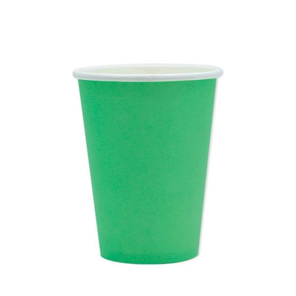 BICCHIERE BIODEGRADABILE 200cc. VERDE SMERALDO 1 BICCHIERE BIODEGRADABILE 200cc. VERDE SMERALDO