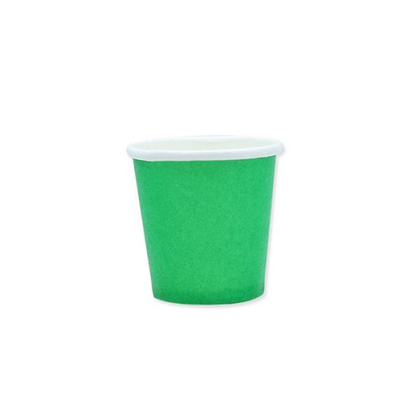 BICCHIERINO BIODEGRADABILE 80cc. VERDE SMERALDO