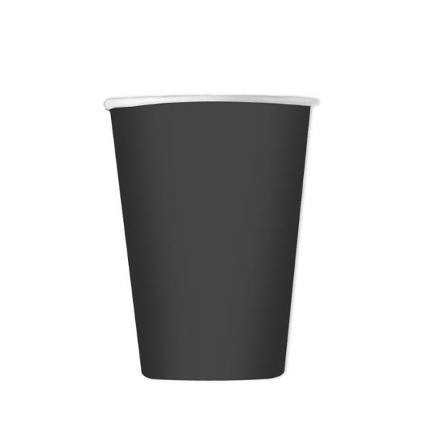 BICCHIERE BIODEGRADABILE 200cc. NERO 1 BICCHIERE BIODEGRADABILE 200cc. NERO