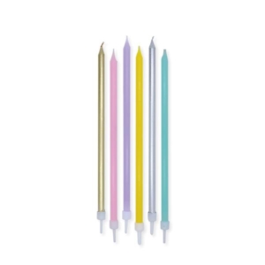 CANDELE MATITE SPECIAL DISPONIBILI IN DIVERSI COLORI pz.6