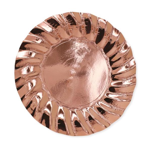 SOTTOPIATTO Ø30 cm. WAVY ROSE GOLD pz.6 1 SOTTOPIATTO Ø30 cm. WAVY ROSE GOLD pz.6