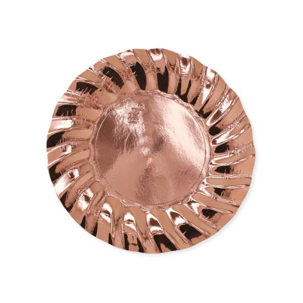 PIATTO FONDO Ø24 cm. WAVY ROSE GOLD pz.6 1 PIATTO FONDO Ø24 cm. WAVY ROSE GOLD pz.6