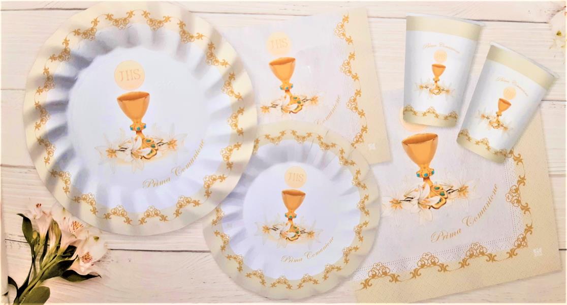 TOVAGLIOLO 33x33 cm. COMUNIONE CLASSIC PZ.20 3 TOVAGLIOLO 33x33 cm. COMUNIONE CLASSIC PZ.20