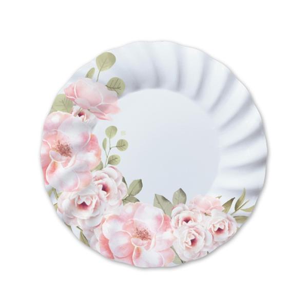 PIATTO Ø25 cm. FLORAL PZ.8 1 PIATTO Ø25 cm. FLORAL PZ.8