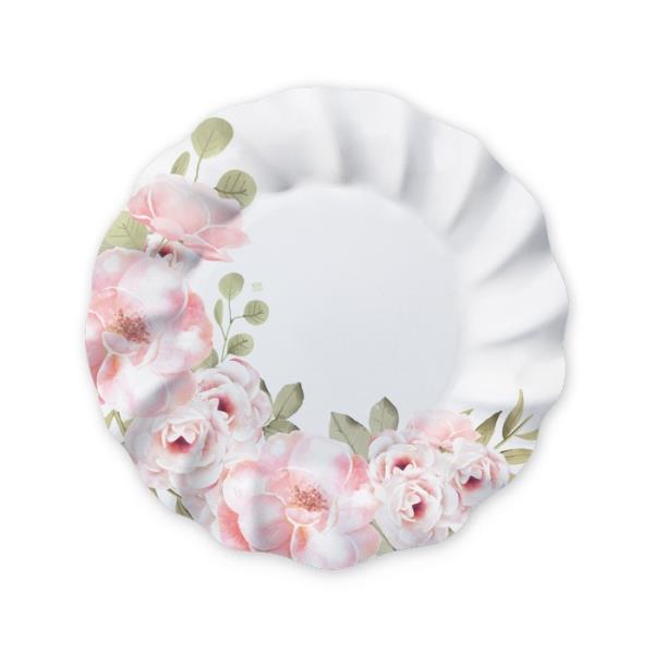 PIATTO Ø20 cm. FLORAL PZ.8 1 PIATTO Ø20 cm. FLORAL PZ.8