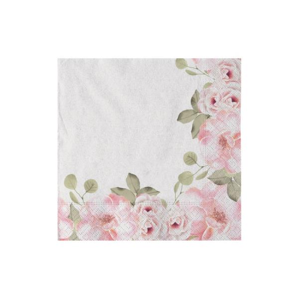 TOVAGLIOLO 33x33 FLORAL PZ.20 1 TOVAGLIOLO 33x33 FLORAL PZ.20