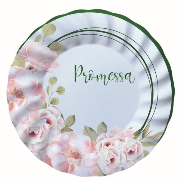 PIATTO Ø20 cm. PROMESSA FLORAL pz.8 1 PIATTO Ø20 cm. PROMESSA FLORAL pz.8