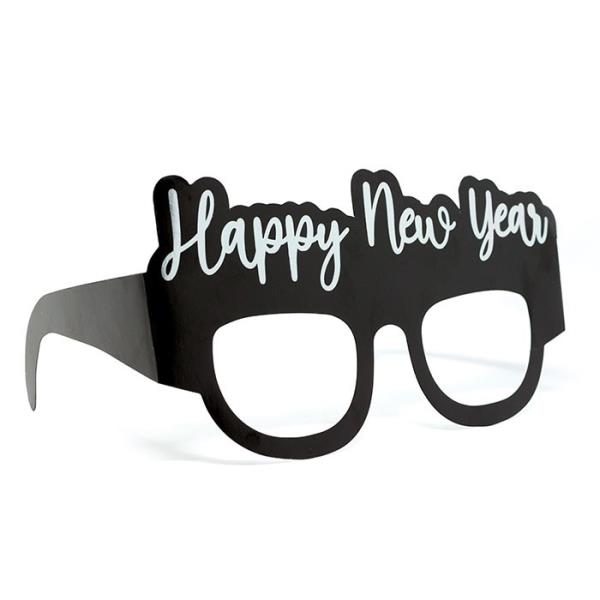 OCCHIALI IN CARTA HAPPY NEW YEAR PZ.6 1 OCCHIALI IN CARTA HAPPY NEW YEAR PZ.6