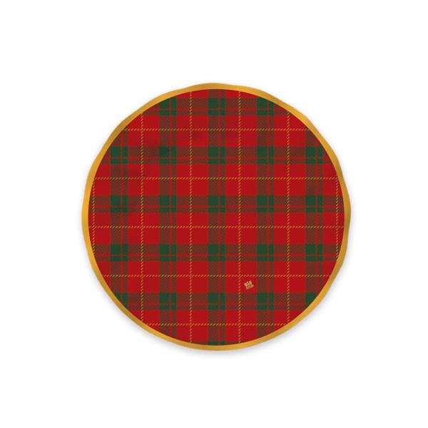PIATTO DESSERT Ø20 cm. TARTAN PZ.8 1 PIATTO DESSERT Ø20 cm. TARTAN PZ.8