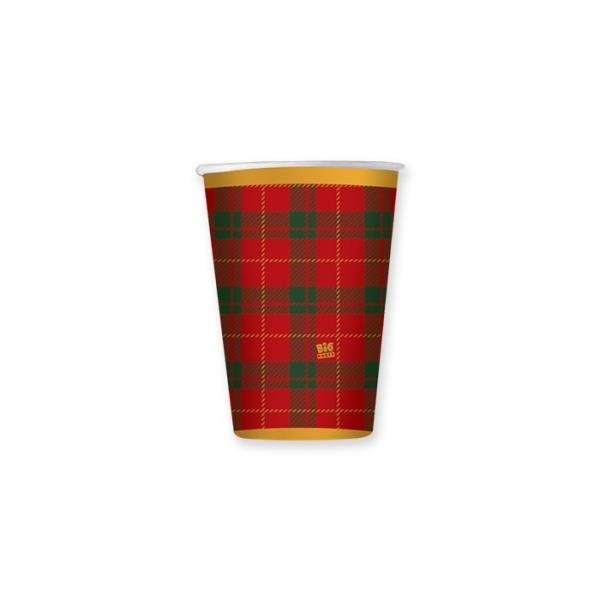 BICCHIERE TARTAN PZ.8 1 BICCHIERE TARTAN PZ.8