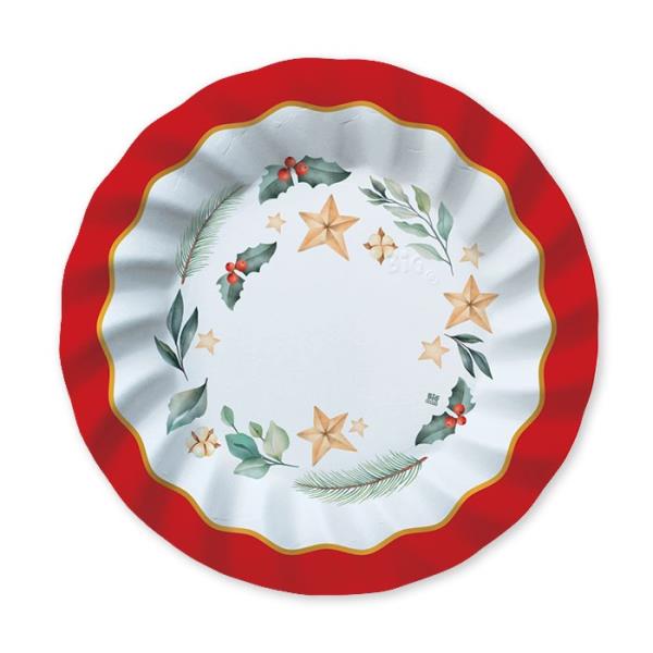 PIATTO PIANO Ø25 cm. CHRISTMAS MAGIC pz.8 1 PIATTO PIANO Ø25 cm. CHRISTMAS MAGIC pz.8