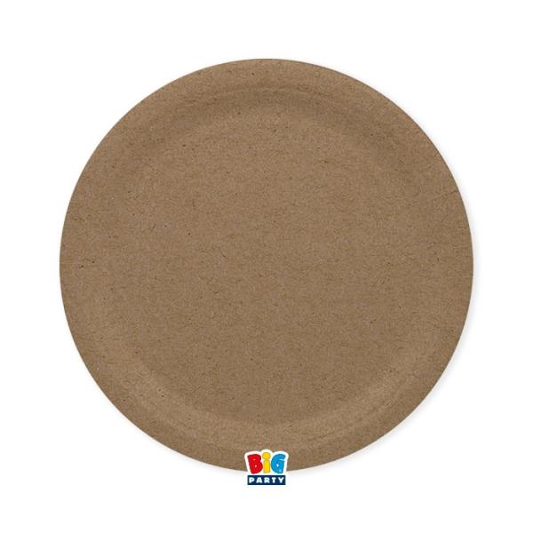 PIATTO Ø24 cm. BIODEGRADABILE KRAFT pz.25 1 PIATTO Ø24 cm. BIODEGRADABILE KRAFT pz.25