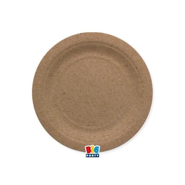 PIATTO Ø18 cm. BIODEGRADABILE KRAFT pz.25 1 PIATTO Ø18 cm. BIODEGRADABILE KRAFT pz.25