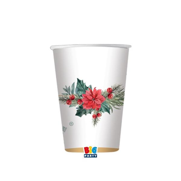 BICCHIERE CHIC POINSETTIA pz.8 1 BICCHIERE CHIC POINSETTIA pz.8