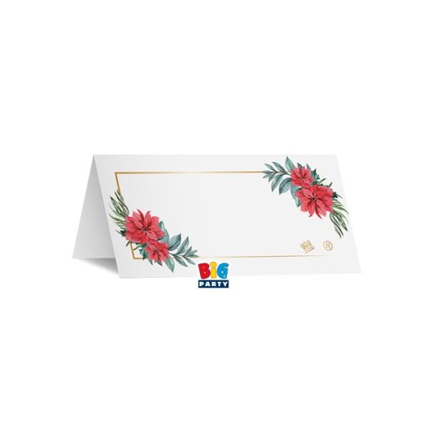 SEGNAPOSTO CHIC POINSETTIA pz.8 1 SEGNAPOSTO CHIC POINSETTIA pz.8