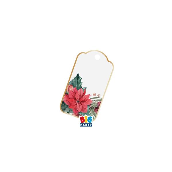TAGS CHIC POINSETTIA pz.8 1 TAGS CHIC POINSETTIA pz.8