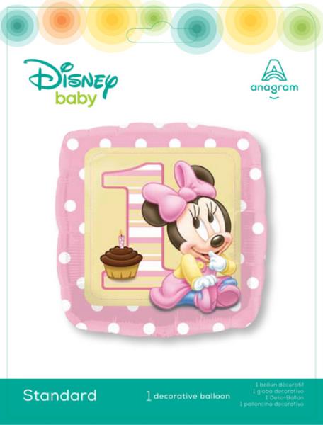 PALLONCINO 18'' 1° COMPLEANNO BABY MINNIE 2 PALLONCINO 18'' 1° COMPLEANNO BABY MINNIE