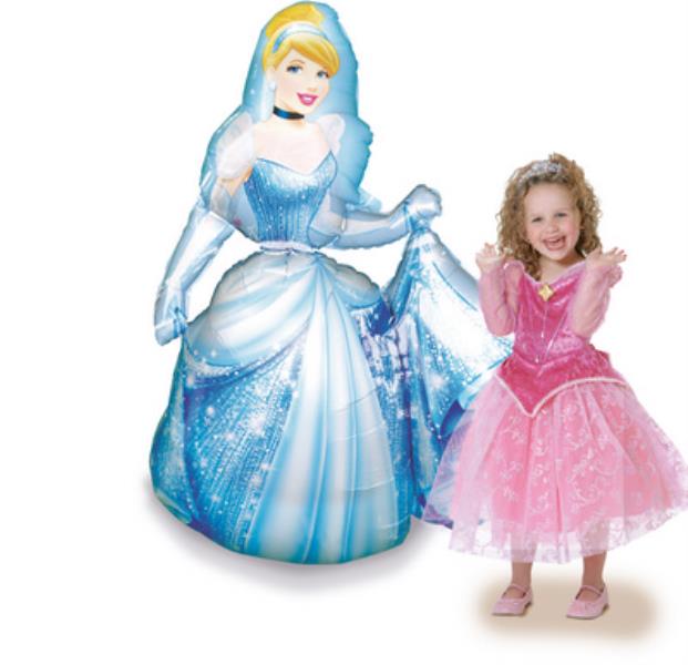 PALLONCINO MYLAR AIR WALKER CENERENTOLA 2 PALLONCINO MYLAR AIR WALKER CENERENTOLA