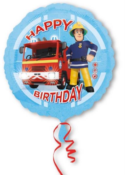 PALLONCINO MYLAR 17'' SAM IL POMPIERE HAPPY BIRTHDAY 1 PALLONCINO MYLAR 17'' SAM IL POMPIERE HAPPY BIRTHDAY
