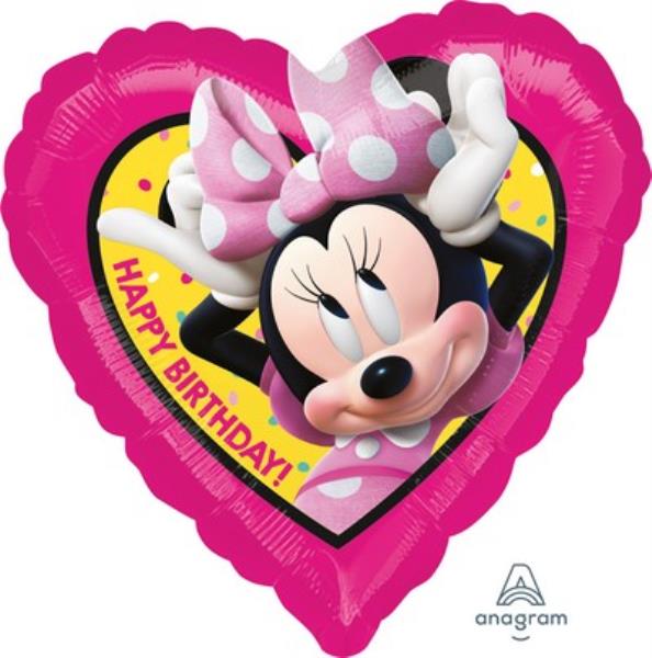 PALLONCINO MYLAR 18'' MINNIE MOUSE HELPERS HAPPY BIRTHDAY 1 PALLONCINO MYLAR 18'' MINNIE MOUSE HELPERS HAPPY BIRTHDAY