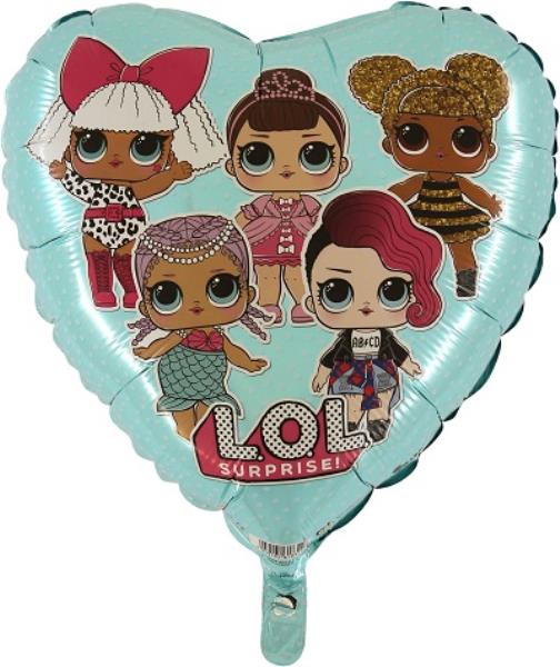 PALLONCINO MYLAR 18'' LOL SURPRISE CUORE TIFFANY 1 PALLONCINO MYLAR 18'' LOL SURPRISE CUORE TIFFANY