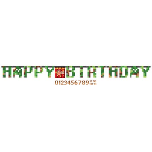 FESTONE TNT PARTY PERSONALIZZABILE HAPPY BIRTHDAY 3,2 mt. 1 FESTONE TNT PARTY PERSONALIZZABILE HAPPY BIRTHDAY 3,2 mt.