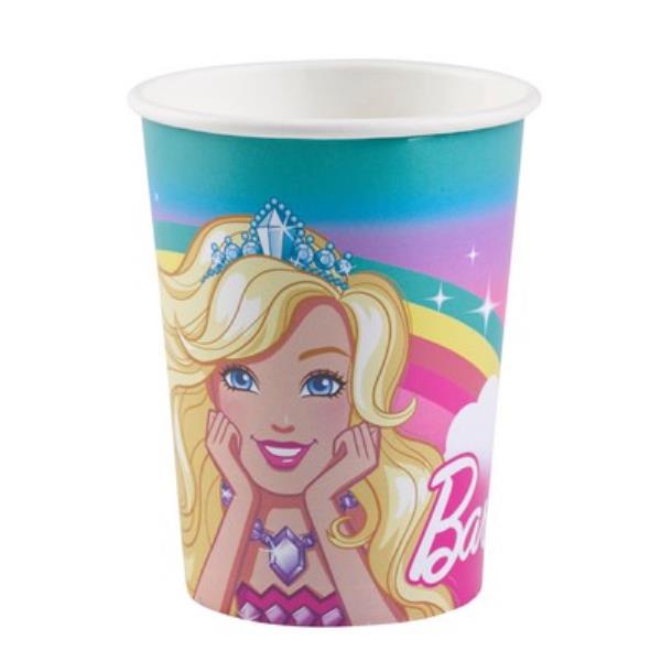 BICCHIERE IN CARTONCINO BARBIE DREAMTOPIA UNICONO pz.8 1 BICCHIERE IN CARTONCINO BARBIE DREAMTOPIA UNICONO pz.8