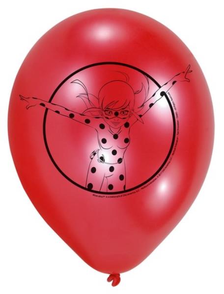 PALLONCINO LATTICE LADYBUG MIRACULOUS PZ.6 1 PALLONCINO LATTICE LADYBUG MIRACULOUS PZ.6