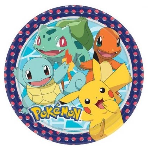 PIATTO Ø23 cm. POKEMON pz.8
