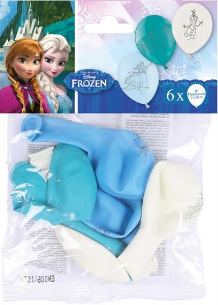 PALLONCINO LATTICE FROZEN cm.22,8 PZ.6 2 PALLONCINO LATTICE FROZEN cm.22,8 PZ.6