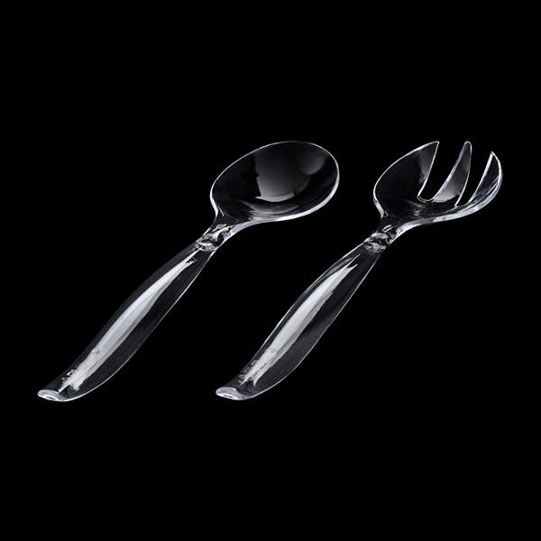 SET CUCCHIAIO E FORCHETTA GRANDE CRISTAL PZ.2 1 SET CUCCHIAIO E FORCHETTA GRANDE CRISTAL PZ.2