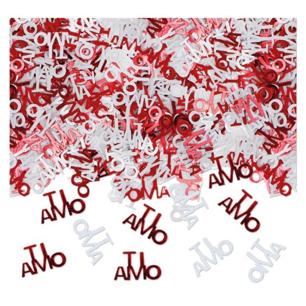 CONFETTI DECORATIVI SCRITTA TI AMO gr.15 1 CONFETTI DECORATIVI SCRITTA TI AMO gr.15
