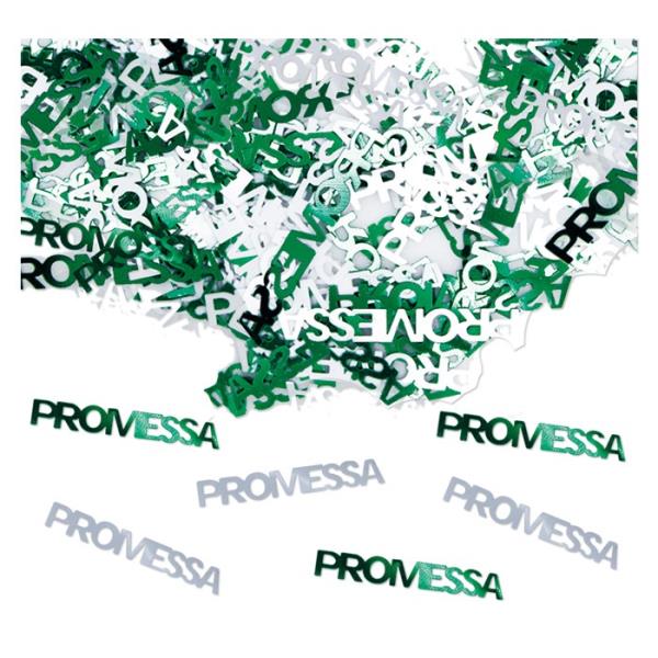 CONFETTI DECORATIVI SCRITTA PROMESSA gr. 1 CONFETTI DECORATIVI SCRITTA PROMESSA gr.