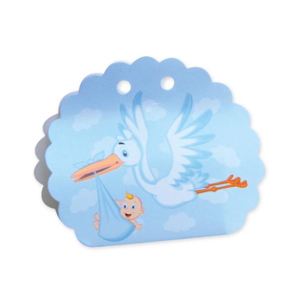 SCATOLINA VENTAGLIO CICOGNA CELESTE PZ.1 1 SCATOLINA VENTAGLIO CICOGNA CELESTE PZ.1