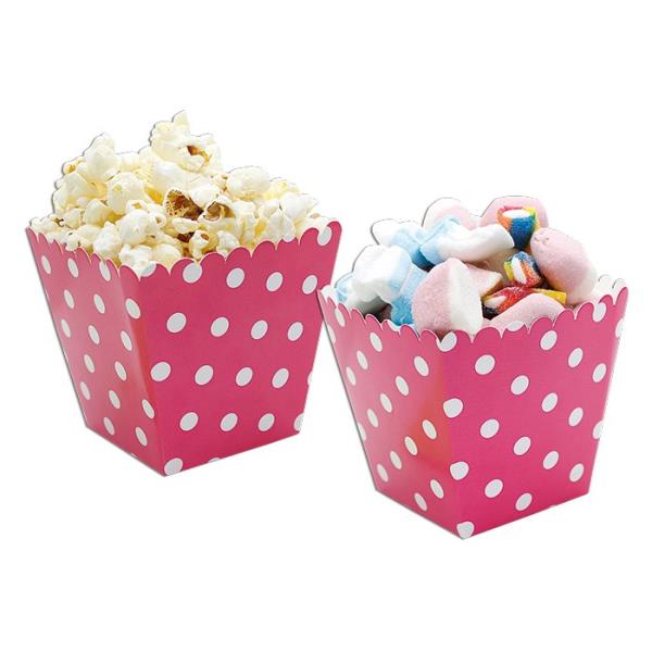 BOX PORTA CARAMELLE POP CORN POIS FUCSIA PZ.6 1 BOX PORTA CARAMELLE POP CORN POIS FUCSIA PZ.6