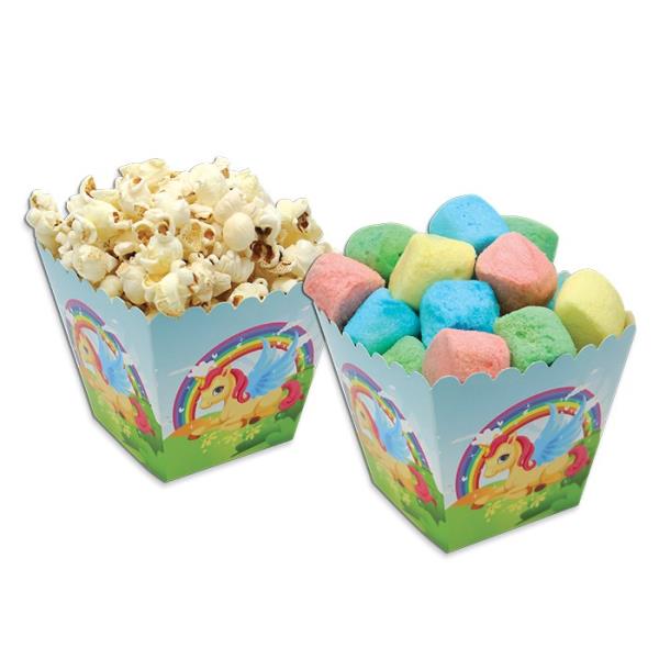 BOX PORTA CARAMELLE POP CORN UNICORNO PZ.6 1 BOX PORTA CARAMELLE POP CORN UNICORNO PZ.6