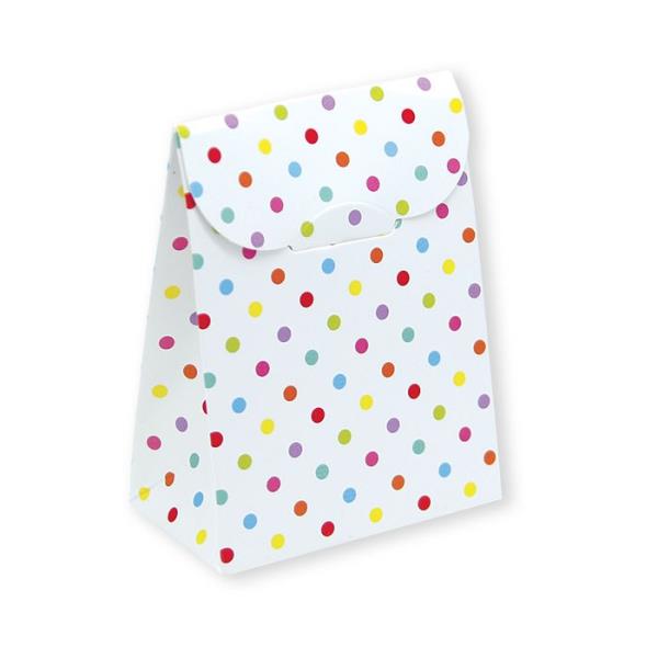 SCATOLINA SACCHETTO POIS MULTICOLOR 1 SCATOLINA SACCHETTO POIS MULTICOLOR