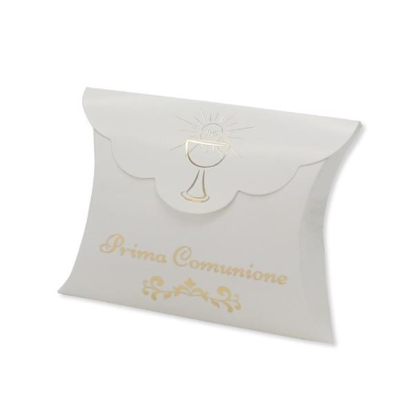 SCATOLINA BUSTA COMUNIONE GOLD METAL 1 SCATOLINA BUSTA COMUNIONE GOLD METAL