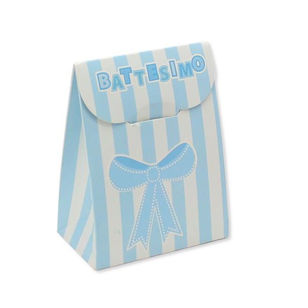 SCATOLINA SACCHETTO BATTESIMO TEDDY CELESTE 1 SCATOLINA SACCHETTO BATTESIMO TEDDY CELESTE