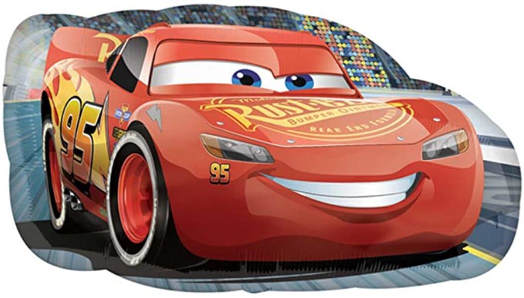 PALLONCINO MYLAR SUPER SHAPE CARS 3 1 PALLONCINO MYLAR SUPER SHAPE CARS 3