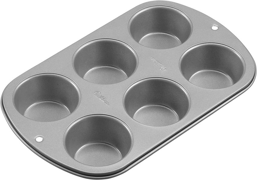 PIASTRA MUFFIN JUMBO 6 CAVITA' 2 PIASTRA MUFFIN JUMBO 6 CAVITA'