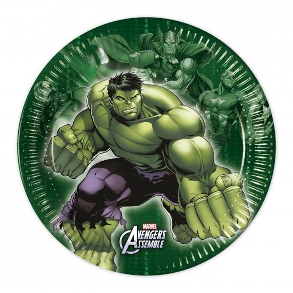 PIATTO CM.19,5 AVENGERS HULK 1 PIATTO CM.19,5 AVENGERS HULK